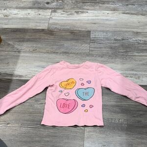Wonder Co Pink Kids Shirt with Heart Design
